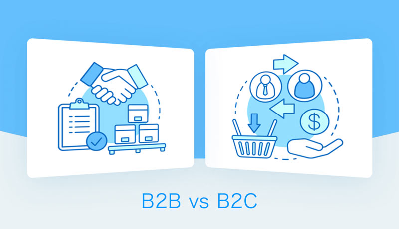بازاریابی B2B و B2C
